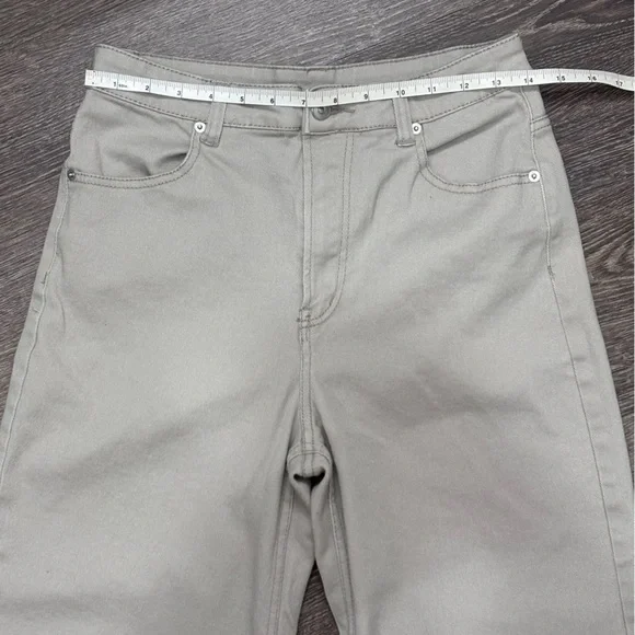 Divided H&M Cream Wide Leg Jeans | High Waist Neutral Denim | Women’s 8 (Fits 6) - Picture 9 of 12